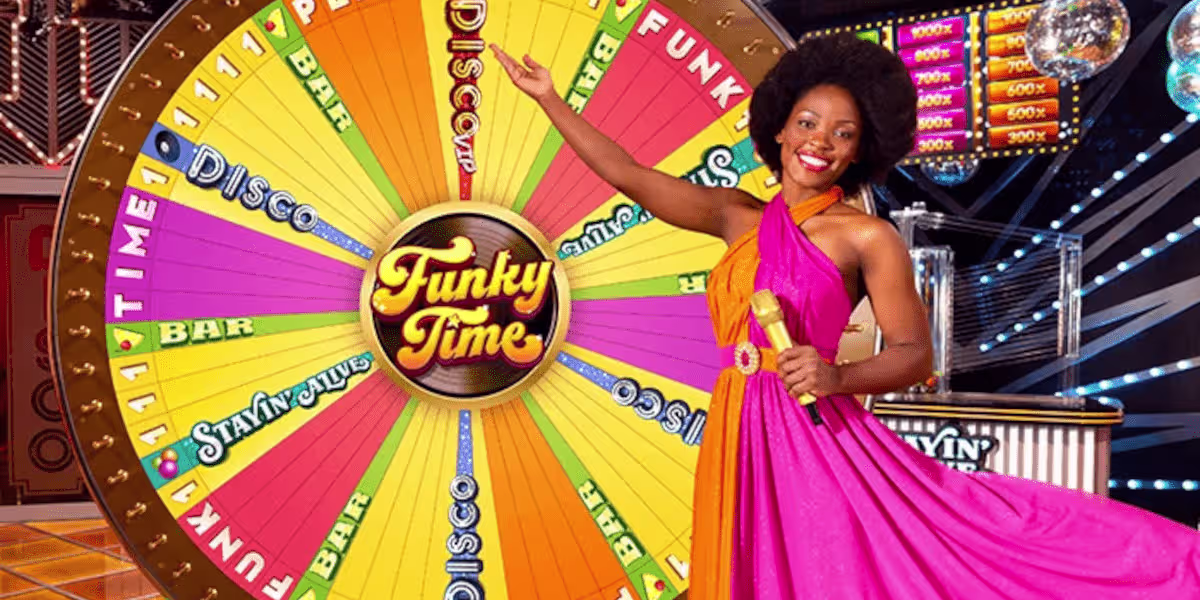 Funky Time live casino game show