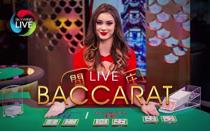Live Baccarat casino table