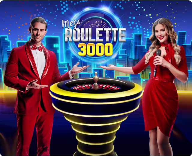 Mega Roulette 3000 live casino game